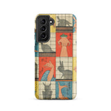 Shadow Figures - Utagawa Hiroshige Phone Case, Samsung Galaxy S21 / Matte, Mobile Cases, Toby Leon