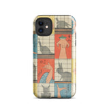 Shadow Figures - Utagawa Hiroshige Phone Case, Hiroshige’s Shadow Figures, Hiroshige Iphone Case, Traditional Shoji Screens