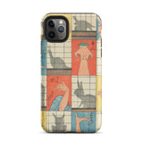 Shadow Figures - Utagawa Hiroshige Phone Case, Hiroshige’s Shadow Figures, Hiroshige Iphone Case, Traditional Shoji Screens