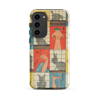 Shadow Figures - Utagawa Hiroshige Phone Case, Hiroshige’s Shadow Figures, Hiroshige Iphone Case, Traditional Shoji Screens