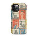 Shadow Figures - Utagawa Hiroshige Phone Case, Hiroshige’s Shadow Figures, Hiroshige Iphone Case, Traditional Shoji Screens