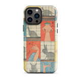 Shadow Figures - Utagawa Hiroshige Phone Case, Hiroshige’s Shadow Figures, Hiroshige Iphone Case, Traditional Shoji Screens