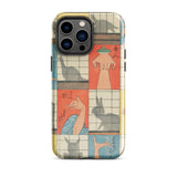 Shadow Figures - Utagawa Hiroshige Phone Case, Hiroshige’s Shadow Figures, Hiroshige Iphone Case, Traditional Shoji Screens