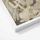 Shah Abbas and His Page - Muhammad Qasim Musavvir Art Print / Canvas Framed Artwork Intricately Detailed Illustration Figure Traditional