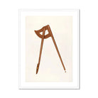 Shaker Compass - Richard Barnett Decorative Art Print, Wooden Chopsticks Triangular Holder Rest Piece