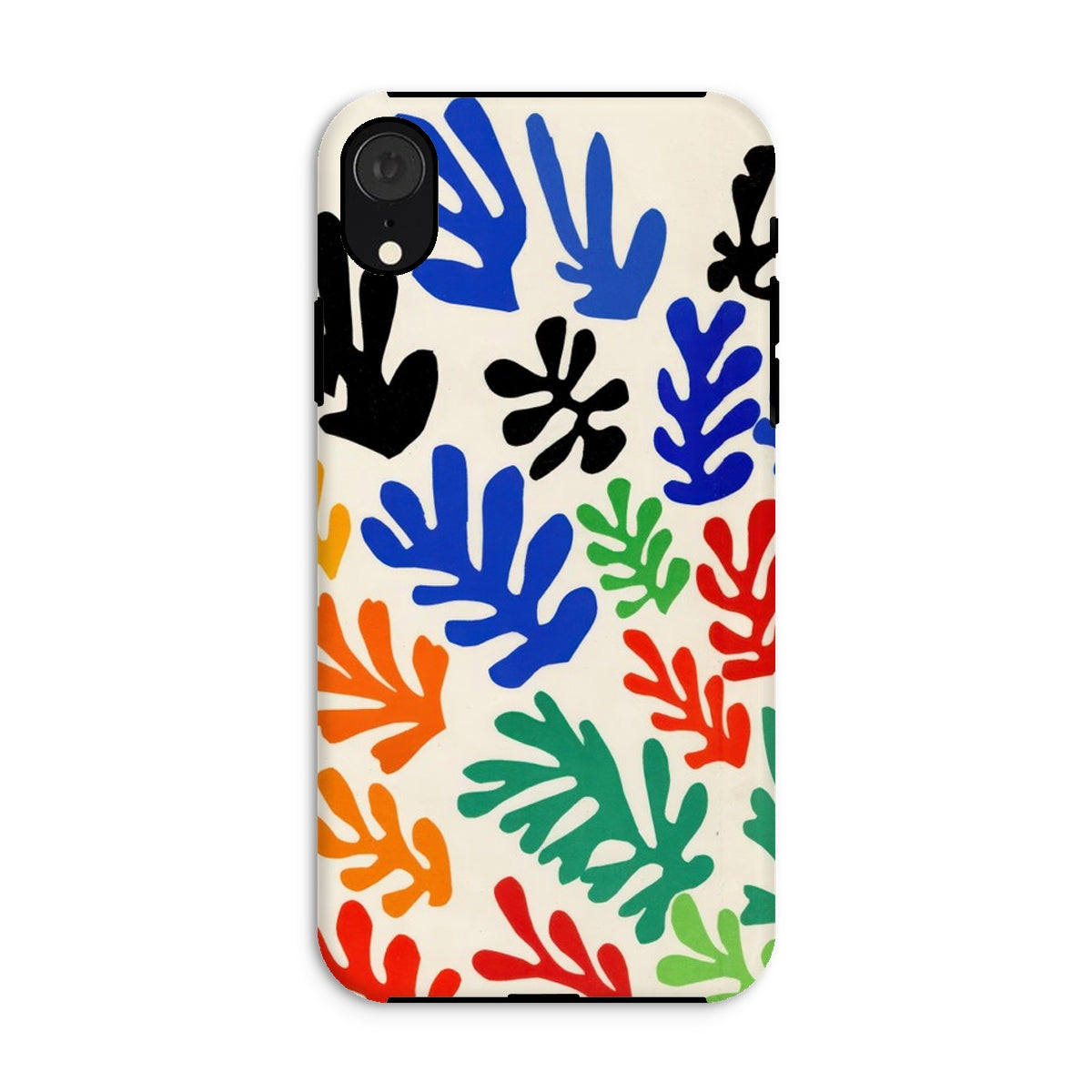 Sheaf – Henri Matisse Cutouts Iphone Case, Xr / Matte, Colorful Leaf Patterned Phone Case