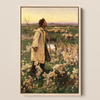 Shepherd - Ruger Donoho Art Print / Canvas, 12x18’’ / 31x46cm / Natural Frame, Posters Prints & Visual Artwork, Toby Leon