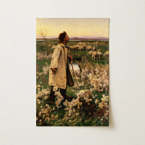 Shepherd - Ruger Donoho Art Print / Canvas, Late 19th-century American, Late 19th-century, 19th-century American, Ruger Donoho’s Shepherd,