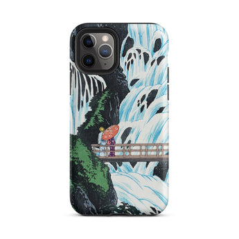 Shiragumo Waterfall - Hiroaki Takahashi Phone Case Iphone 11 Pro / Matte Waterfall-themed Phone Case Hiroaki Takahashi Shin-hanga,