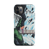 Shiragumo Waterfall - Hiroaki Takahashi Phone Case Iphone 11 Pro Max / Matte Phone Case Japanese Art Hiroaki Takahashi Shin-hanga,