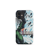 Shiragumo Waterfall - Hiroaki Takahashi Phone Case Iphone 12 Mini / Matte Phone Case Waterfall Art Hiroaki Takahashi Shin-hanga, Shin-hanga