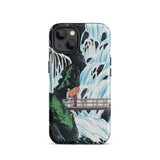 Shiragumo Waterfall - Hiroaki Takahashi Phone Case Iphone 13 / Matte Japanese Art Phone Case Hiroaki Takahashi Shin-hanga, Shin-hanga