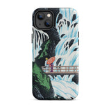Shiragumo Waterfall - Hiroaki Takahashi Phone Case Iphone 14 Plus / Matte Waterfall-themed Shin-hanga, Mobile Cases