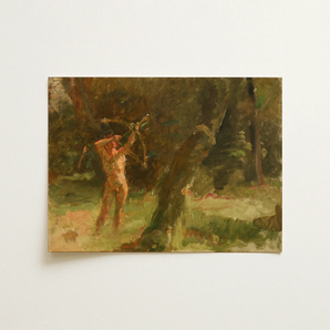 The Shooter - Julius Paulsen Art Print / Canvas, 16x12’’ / 41x31cm / Unframed / no Border, Posters Prints & Visual Artwork, Toby Leon