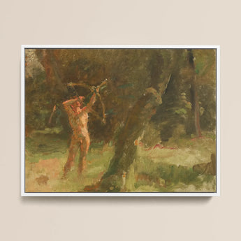 The Shooter - Julius Paulsen Art Print / Canvas, 16x12’’ / 41x31cm / White Frame, Posters Prints & Visual Artwork, Toby Leon