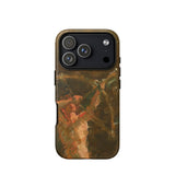 The Shooter - Julius Paulsen Phone Case Iphone 17 Pro / Matte Iphone 13 Pro Max Case Green Brown Abstract Julius Paulsen’s, Paulsen Case,