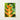 Vibrant Orange Yellow Heliconia Flower Printed Rectangular Canvas Lobster Claw, Captivating Art