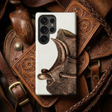 Side Saddle - Bertha Semple Horse Tack Art Phone Case, Mobile Cases, Toby Leon