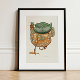 Side Saddle - Rose Campbell–gerke Equestrian Art Print / Canvas, 12x16’’ / 31x41cm / Black Frame / Matboard, Posters Prints & Visual