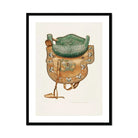 Side Saddle - Rose Campbell–gerke Equestrian Art Print, Ornate Leather Metal Saddle Decorative Patterns Embellishments