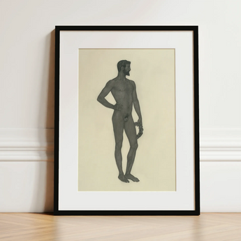 Sieger - Sascha Schneider Fine Art Print / Canvas, 12x16’’ / 31x41cm / Black Frame / Matboard, Posters Prints & Visual Artwork, Toby Leon