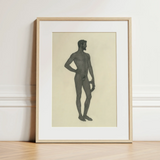 Sieger - Sascha Schneider Fine Art Print / Canvas, 12x16’’ / 31x41cm / Natural Frame / Matboard, Posters Prints & Visual Artwork, Toby Leon
