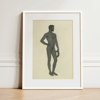 Sieger - Sascha Schneider Fine Art Print / Canvas, 12x16’’ / 31x41cm / White Frame / Matboard, Posters Prints & Visual Artwork, Toby Leon
