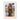 Silk Rodeo - Cultural Fusion Collage Art Print, Regal Figure Ornate Dress Polka Dots Red Stands