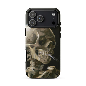 Skeleton avec une cigarette - Coque iPhone Vincent Van Gogh, 17 Pro Max / Mate, Coques de téléphone portable, Toby Leon