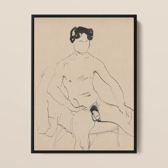 Sketchbook 40 Sheets - Cyprian Majerník Art Print / Canvas, 12x16’’ / 31x41cm / Black Frame, Posters Prints & Visual Artwork, Toby Leon