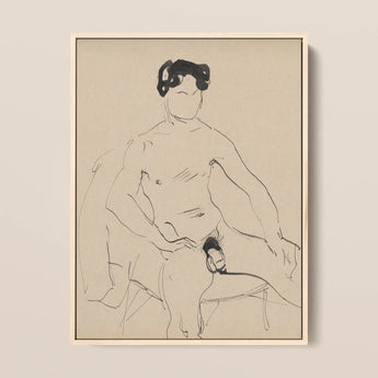 Sketchbook 40 Sheets - Cyprian Majerník Art Print / Canvas, 12x16’’ / 31x41cm / Natural Frame, Posters Prints & Visual Artwork, Toby Leon