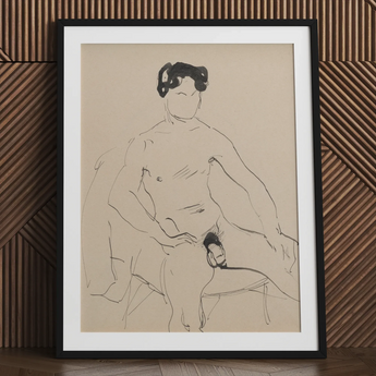 Sketchbook 40 Sheets - Cyprian Majerník Art Print / Canvas, 24x32’’ / 61x81cm / Black Frame / Matboard, Posters Prints & Visual Artwork,