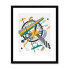 Small Worlds Iv - Wassily Kandinsky Art Print, Abstract Artwork Geometric Shapes Lines Patterns Green Yellow