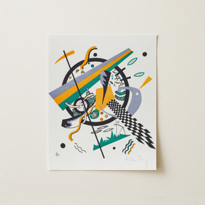 Small Worlds Iv - Wassily Kandinsky Art Print / Canvas, 11x14’’ / 28x36cm / Unframed / no Border, Posters Prints & Visual Artwork, Toby Leon