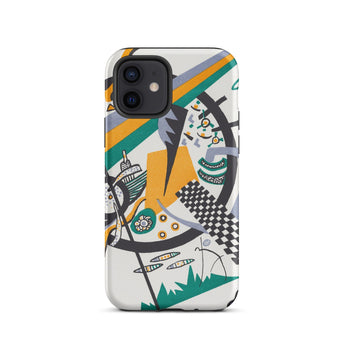 Kleine Werelden Iv - Wassily Kandinsky Iphone Hoesje, 12 / Mat, Mobiele Telefoonhoesjes, Toby Leon