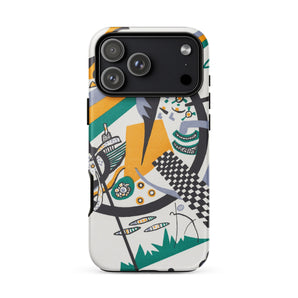 Small Worlds Iv - Wassily Kandinsky iPhone-hoesje, 17 Pro Max / Mat, mobiele telefoonhoesjes, Toby Leon