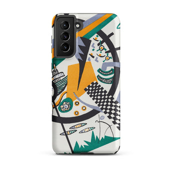 Small Worlds Iv - Wassily Kandinsky Phone Case Samsung Galaxy S21 Plus / Matte Vibrant Abstract Art Phone Case Bold Geometric Shapes