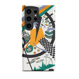 Small Worlds Iv - Wassily Kandinsky Phone Case Samsung Galaxy S24 Ultra / Matte Vibrant Abstract Phone Case Bold Orange Green Black Wassily