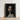 Black-framed Portrait Man Dark Hair High-collared Jacket Visible Lit Cigarette Tilted, Victorian Gothic Smoking, Skeleton, Art, Print, Chin