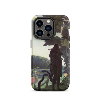 L'Incantatore di serpenti - Custodia per iPhone di Henri Rousseau, 14 Pro / Opaca, Custodie per telefoni cellulari, Toby Leon