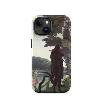 L'Incantatore di serpenti - Custodia per iPhone di Henri Rousseau, 15 / Opaca, Custodie per telefoni cellulari, Toby Leon