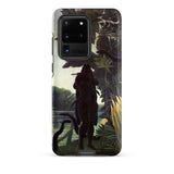 The Snake Charmer - Henri Rousseau Phone Case Samsung Galaxy S20 Ultra / Matte Phone Case Dark Moody Jungle Scene Silhouetted Figures Henri