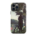 The Snake Charmer - Henri Rousseau Phone Case Iphone 13 Pro Max / Matte Phone Case Detailed Dark-toned Illustration Figure Jungle Attire