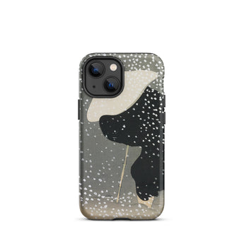 Snow - Kamisaka Sekka Meiji Art Phone Case Iphone 13 Mini / Matte Iphone Case Snowy Figure Kamisaka Sekka, Japanese Meiji Art, Sekka’s Snow