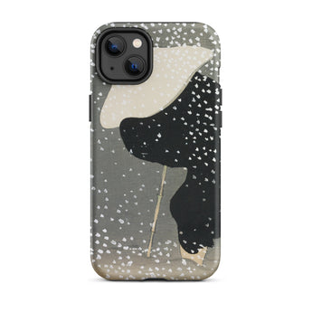 Snow - Kamisaka Sekka Meiji Art Phone Case Iphone 14 Plus / Matte Phone Case Snowy Figure Design Kamisaka Sekka, Japanese Meiji Art,