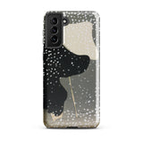 Snow - Kamisaka Sekka Meiji Art Phone Case Samsung Galaxy S21 Plus / Matte Sleek Transparent Phone Case Minimalist Abstract Design Black