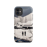 Snow at Nipponmatsu - Hiroaki Takahashi Phone Case, Iphone 11 / Matte, Mobile Cases, Toby Leon