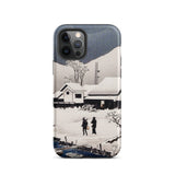 Snow at Nipponmatsu - Hiroaki Takahashi Phone Case, Iphone 12 Pro / Matte, Mobile Cases, Toby Leon
