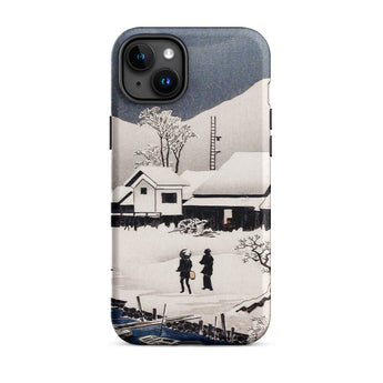 Snow at Nipponmatsu - Hiroaki Takahashi Phone Case, Iphone 15 Plus / Matte, Mobile Cases, Toby Leon