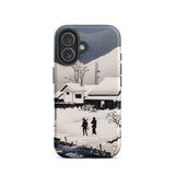 Snow at Nipponmatsu - Hiroaki Takahashi Phone Case, Iphone 16 / Matte, Mobile Cases, Toby Leon